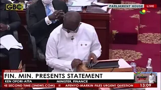 2022 Budget: Finance Minister Ken Ofori-Atta Presents Statement