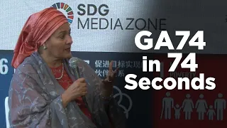 UN General Assembly in 74 seconds - Wrap