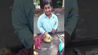 cute 😍 boy  coconut cutting challenge 🤑🤑 #shorts #viral #trending