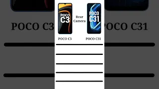 POCO C3 VS POCO C31 #Shorts