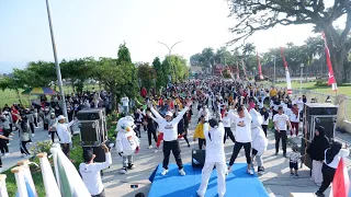 Kirab Pemilu Hari Ke-4 Senam Jingle Pemilu 2024