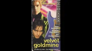 Opening to Velvet Goldmine (1998) - Canadian VHS Release