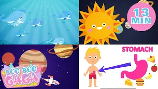 The Solar System & Planet Song + The Outer-Space Song & More Nursery Rhymes for Kids by #booboogaga