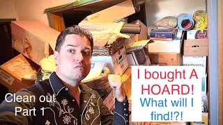 Pt.1. I bought a HOARD! Buying everything in a hoarded home & cleaning it up! What will we find!?