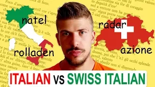 ITALIAN vs SWISS ITALIAN | Lexical differences