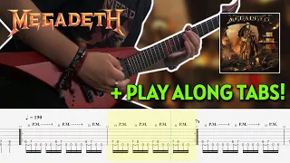MEGADETH - NIGHT STALKERS | Dave Mustaine's Part With Tabs