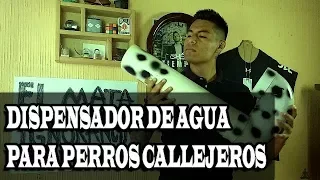 ¿Como hacer un BEBEDERO de AGUA para perros callejeros? | Cheke 97