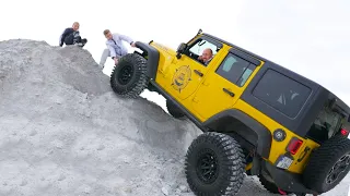 Папа ДУБАСИТ на джипе... Глиняной карьер VS Jeep. Настоящий ОФФРОУД!!!