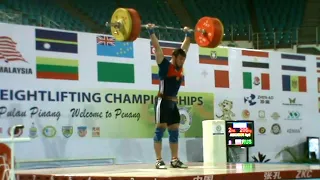 Apti Aukhadov (85 kg) Clean & Jerk 205 kg - 2011 Junior World Weightlifting Championships