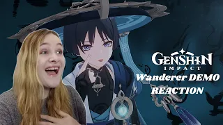 Character Demo - "Wanderer: Of Solitude Past and Present" | Genshin Impact REACTION