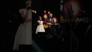 Andrea Bocelli Hallelujah with Daughter Virginia LIVE 🥺 #bocelli #hallelujah #live #shorts