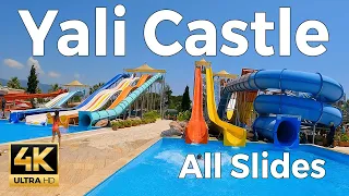 Yali Castle WaterPark 2023, Izmir, Turkey (Türkiye) - All Slides