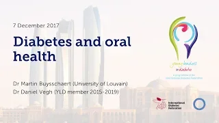 YLD Training Summit 2017 - Session 1, Day 3 - Diabetes and Oral Health