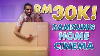 This 8K TV and Dolby Atmos Soundbar from Samsung cost RM30,000! | Unboxing and Set Up