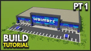 How To Build A WALMART in Minecraft! (Part 1)