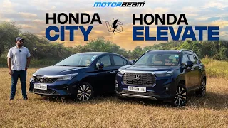 Honda City vs Honda Elevate - What To Buy For The Same Budget? | MotorBeam