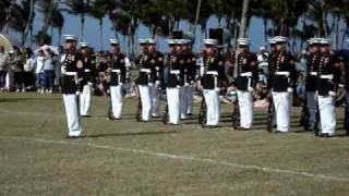 Marine Drill Team and Marching Band in Guam