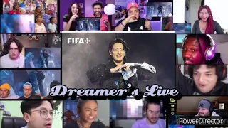 Jungkook 'Dreamers' Live Performance at the World Cup Reaction Mashup