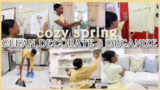 SPRING CLEAN & DECORATE WITH ME 2024 Pt.2🌼| Extreme Deep Cleaning Motivation, Organizing & Declutter