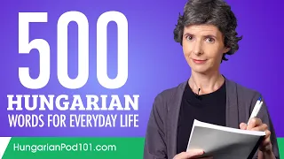 500 Hungarian Words for Everyday Life - Basic Vocabulary #25