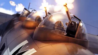SCHRÄGE MUSIK BOMBER FIGHTER | Bomber Hunting Fighters ( ME-264 Amerikabomber)