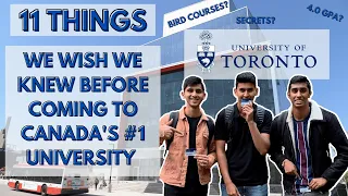 11 things I wish I knew before going to UofT (University of Toronto)!!