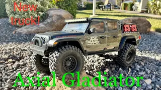 Axial Scx10iii Gladiator. 1st thoughts and run review!