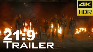 [21:9] Guardians of the Galaxy Vol. 3 (2023) Ultrawide 4K HDR IMAX Trailer | UltrawideVideos