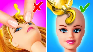 DESAFÍO DE CAMBIO DE IMAGEN DE MUÑECA || Increíbles transformaciones de maquillaje de 123 GO! Like