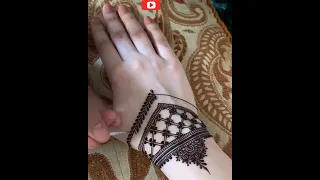 Floral Mehndi design/back hand simple mehndi design#shorts #shortviral #henna#mehandi