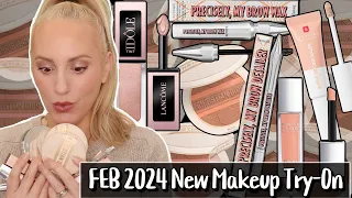 Testing HOT NEW Makeup | February 2024 | Over 40 Makeup