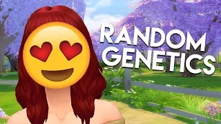 RANDOM GENETICS CHALLENGE // The Sims 4: Create A Sim