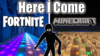 Here I Come - Roblox Doors (Fortnite vs Minecraft)