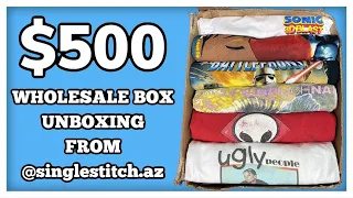 $500 WHOLESALE BOX UNBOXING FROM @singlestitch.az 📦❓🔥