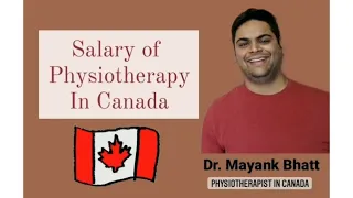 Salary of Physiotherapist in Canada