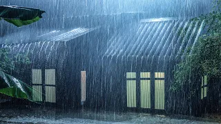 Best Sounds to Overcome Insomnia - Sleep in 3 Minutes with the Sound of Night Rain on the Roof