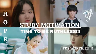 It's Chance to be RUTHLESS 💯||Study Motivation C-Drama+Kdrama 📚||Ruthless Song by NEFFEX||#kdrama