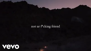 Jeremy Zucker - not ur friend (Official Lyric Video)