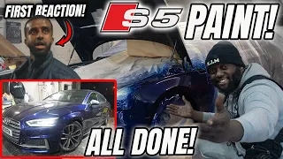 REBUILDING MY SUBSCRIBER'S WRECKED AUDI S5 SPORTBACK - PART 3 | HIS REACTION IS PRICELESS!