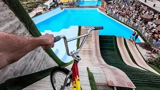 JE TEST LE WATER JUMP EN BMX ! ft Scoot2street , RidingZone