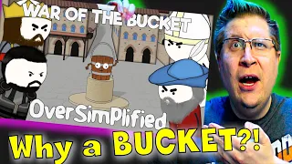 History Noob Watches OverSimplified - The War of the Bucket [Reaction]...