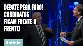 LULA E BOLSONARO FICAM CARA A CARA NO PALCO DA BAND! VEJA!