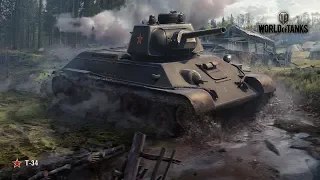 World Of Tanks — T-34 — Soviet Tier 5 Medium Tank — Gameplay (With Commentary)