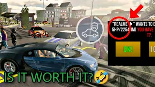 funny🤣roleplay  i trade my 💸 bugatti chiron & funny moments happen car parking multiplayer 2023