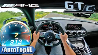 2021 Mercedes AMG GTC ROADSTER | 313KM/H POV on AUTOBAHN [NO SPEED LIMIT] by AutoTopNL
