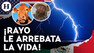 ¡Los mató un rayo! Granjero muere junto a 34 vacas tras caerle un rayo en Colorado, EU