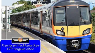 Trains at Peckham Rye railway station (14/08/2022)