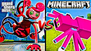 MINECRAFT MOMMY LONG LEGS VS GTA 5 MOMMY LONG LEGS - WHO IS BEST