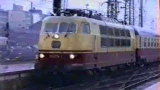 Bundesbahn-Alltag in Frankfurt/Main Hbf am 17.07.1988