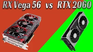 Nvidia RTX 2060 vs AMD RX Vega 56: 1080p, 1440p, [4K] 2160p. 12 Games and 36 tests.